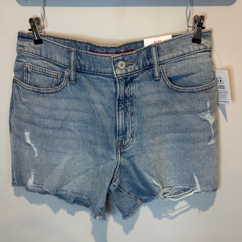 Lucky Brand 90s Midi Jean Shorts
